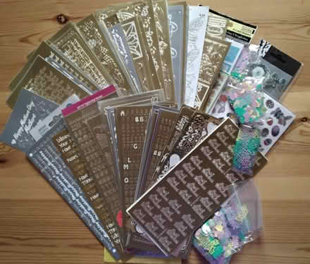 Photo of free Bundle of Foil Craft Stickers (DA1) #1