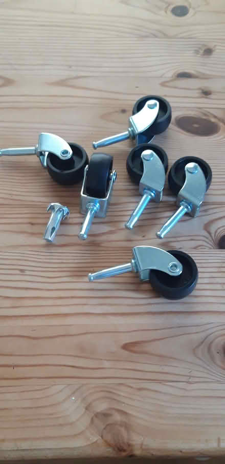 Photo of free 6 x small roller feet (new) (St Leonards TN38) #1