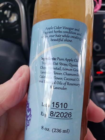 Photo of free Apple cider hair rinse (Lynn) #3