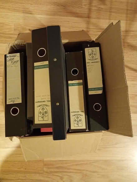Photo of free Lever arch files and ring binders (Hungerford RG17) #1