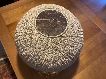 Photo of free White Raffia Ceiling Lamp shade (GU18) #1