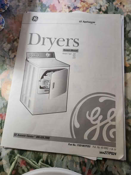 Photo of free GE dryer (Windsor Forest) #1