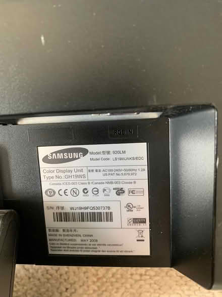 Photo of free Samsung minitor (Fleet GU51) #2