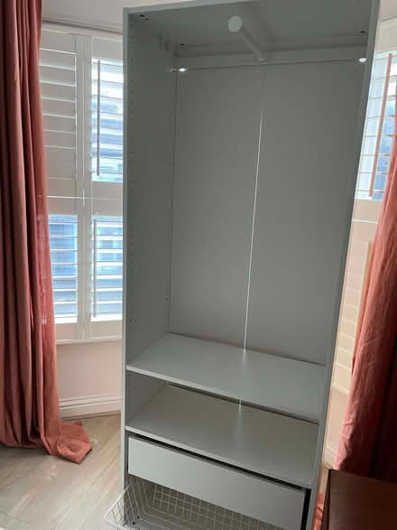 Photo of free Tall white wardrobe / storage unit (Dartmouth Park N19) #2