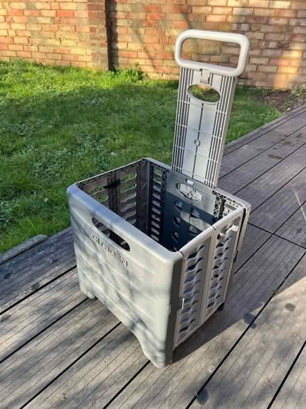 Photo of free Fold Away Plastic Carry Crate On Wheels (Elm Park RM12) #1