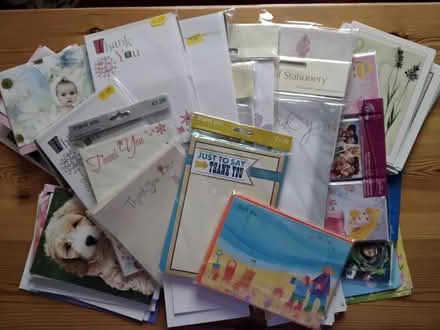 Photo of free Blank Cards and Thank You Note Pads (DA1) #1