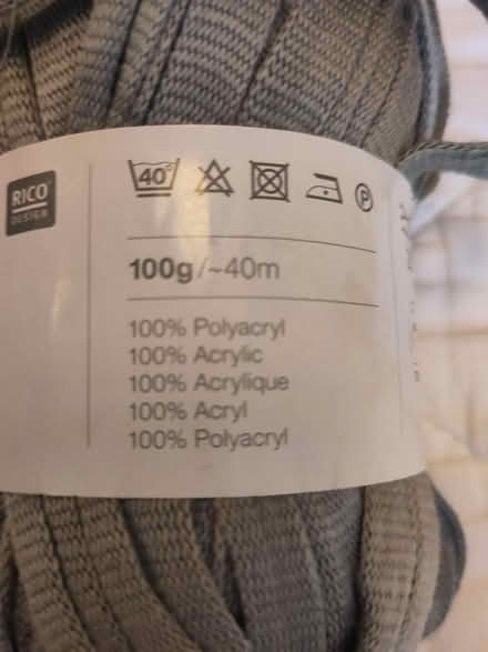 Photo of free Grey ribbon for knitting & crochet (L1 Liverpool City Centre) #2