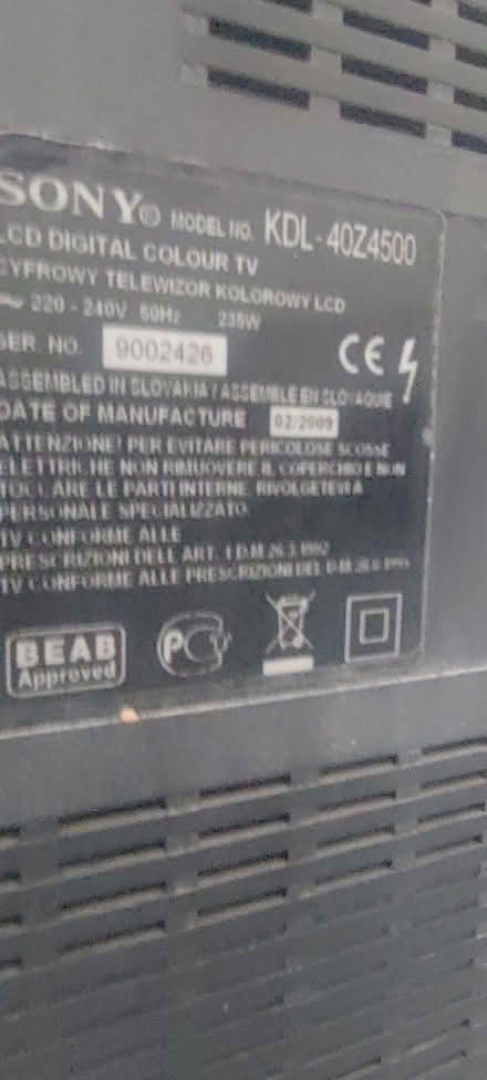 Photo of free TV (bushfield crescent HA8) #2