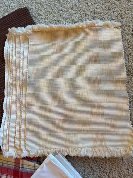 Photo of free Tablecloth, napkins, placemats (Hwy 76, Rancho Del Oro, O’side) #2