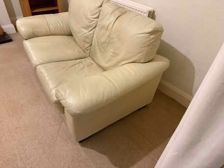 Photo of free Beige coloured 2 seat sofa. Two of them. (Heysham LA3) #1
