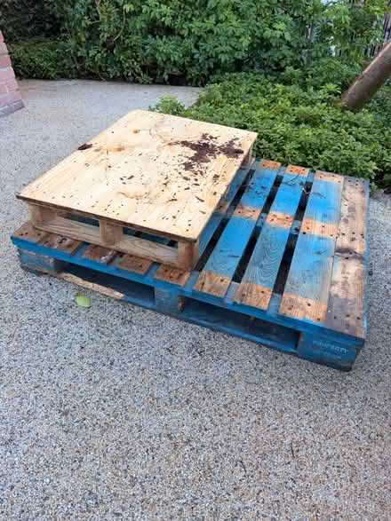 Photo of free Two Wooden pallets (SW19 5AS Wimbledon) #1
