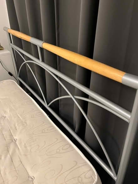 Photo of free Double bed with mattress (Kennington) #3