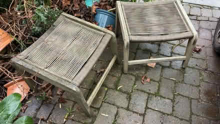 Photo of free Pair Outdoor foot rests (Palmers Green N14) #1