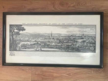 Photo of free Framed historic depiction of Leeds (De Beauvoir Town N1) #1