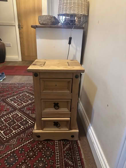 Photo of free Wooden bedside table (Upper Wolvercote OX2) #1