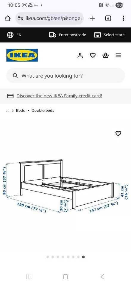 Photo of free Ikea double bed frame and mattress (Knaresborough HG5) #2