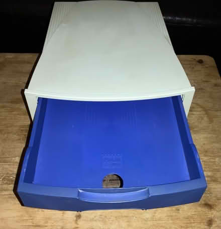 Photo of free Plastic 4 drawer cabinet -see ruler for size (Palmers Green N14) #2