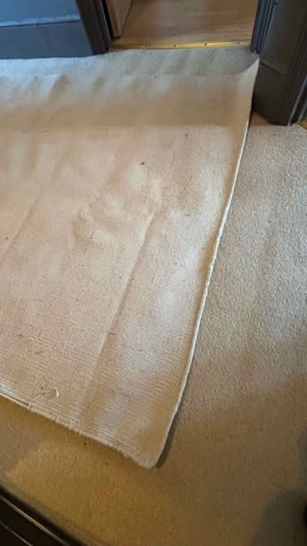 Photo of free Ikea cream 100% cotton flat rug (Palmers Green N14) #4