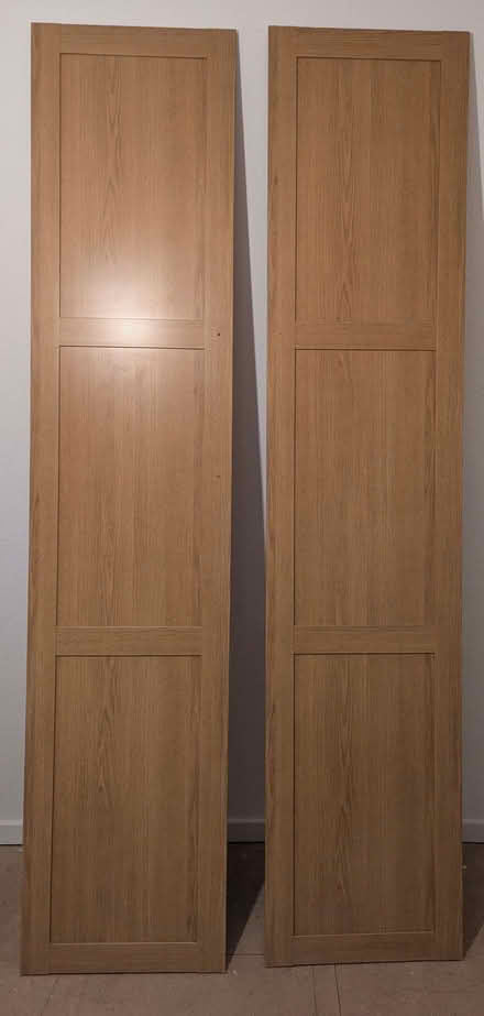 Photo of free 2 oak effect Ikea doors compatible with Pax wardrobes (Bingfield Park N1) #1