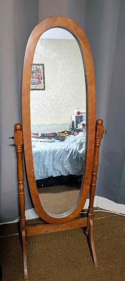 Photo of free Full length mirror and bedside unit (Morecambe LA4) #2