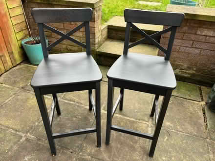 Photo of free Two desk / bar chairs (Linslade LU7) #2