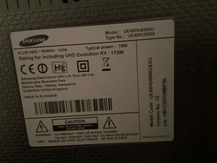 Photo of free Samsung tv (Moulsecoomb BN2) #2