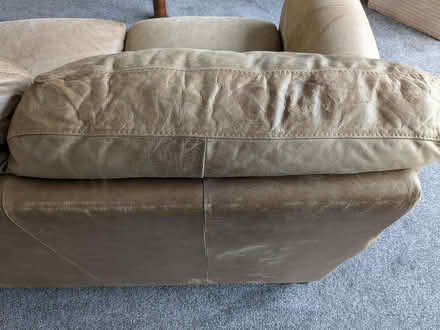 Photo of free Leather sofa 228 x 100 x 90 (Carlyon Bay PL25) #3