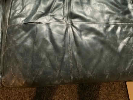 Photo of free Large leather corner sofa 3mx3m (Derby DE24) #2