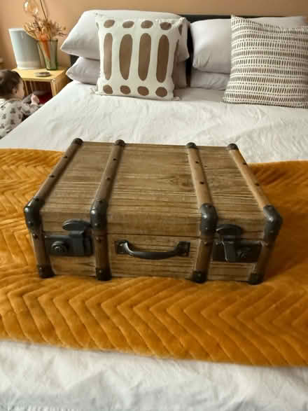 Photo of free Large Wooden / Metal Storage Boxes (Blackhorse Road) #1