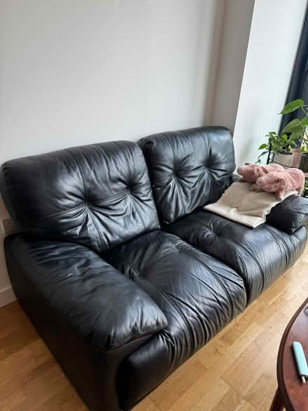 Photo of free 2 seats leather sofa (Elephant and Castle) #1