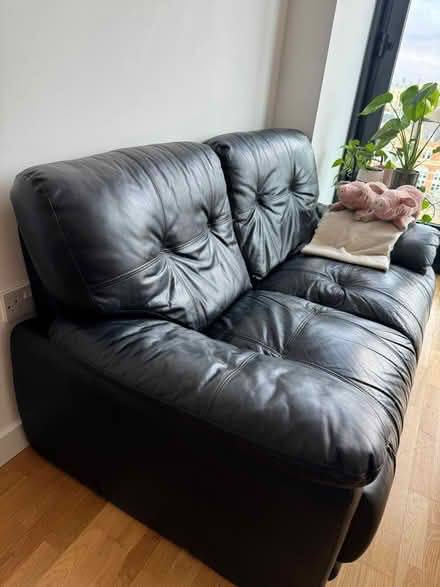 Photo of free 2 seats leather sofa (Elephant and Castle) #2