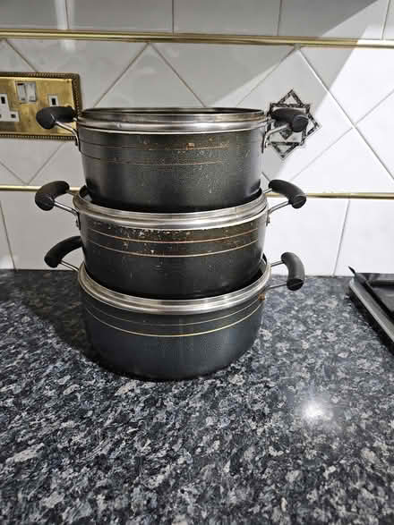 Photo of free 3 pots with lids (Deepdale, Preston PR1) #1