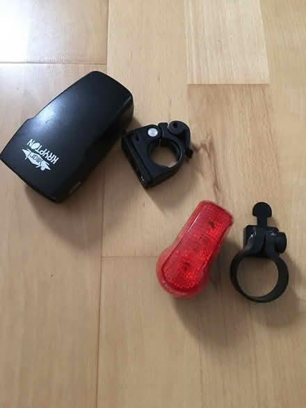 Photo of free Front and rear cycle lights (Pittville GL50) #1