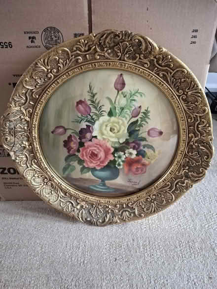 Photo of free Two round paintings (Higher Irlam M44) #2