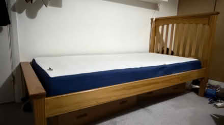 Photo of free Single mattress and bed frame (SE4) #2