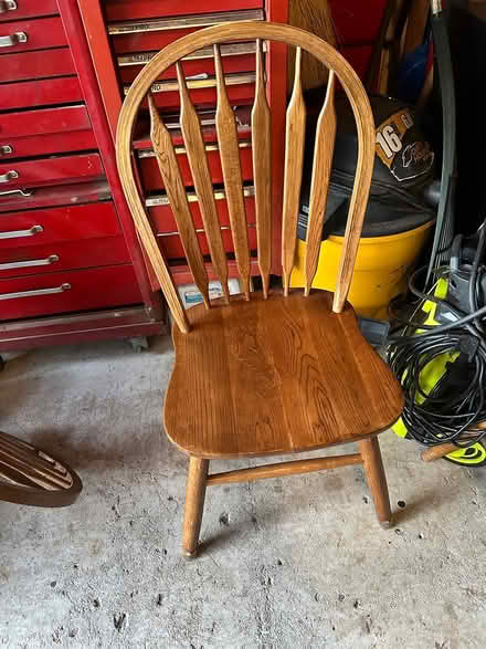 Photo of free Oak dinning room chairs. 10 (bronte) #1