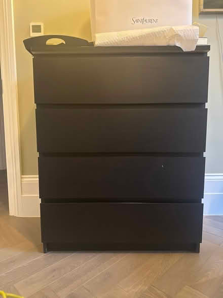 Photo of free Black wood cabinet (W11) #1