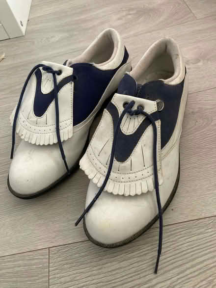 Photo of free Women's Adidas Golf Shoes, Size 7.5, Navy Blue and White (Herne Hill SE24) #1