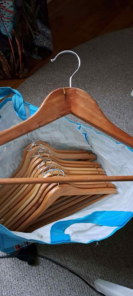 Photo of free Strong wooden hangers (Presteigne LD8) #2