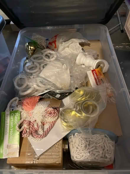 Photo of free Box assorted curtain accessories (Cumbernauld G67) #2
