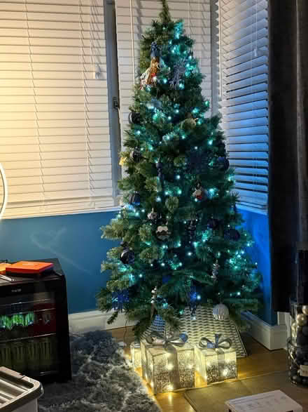 Photo of free 6ft Christmas Tree and lights (AL10) #1