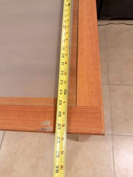 Photo of free Oak Desk Smoked Glass Top (near Springfield Mall) #4