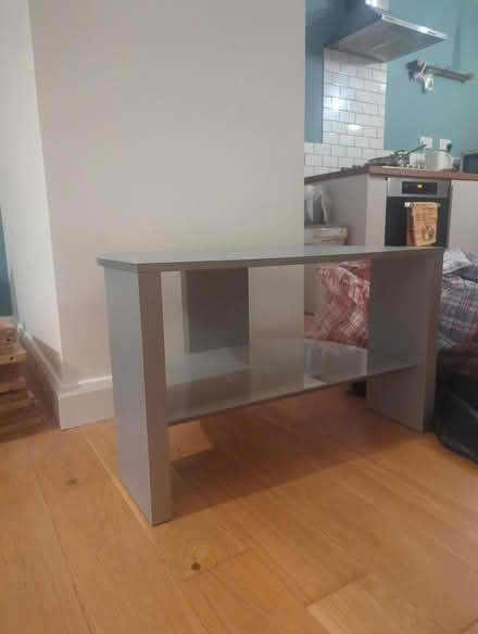 Photo of free Grey TV stand (Greenwich SE10) #1