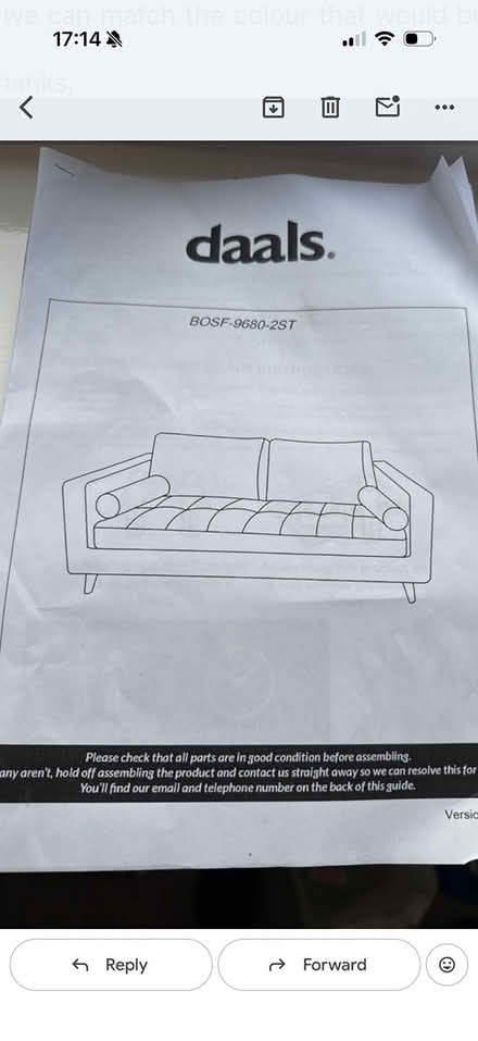 Photo of free Couch Daals (M25 - Prestwich) #1