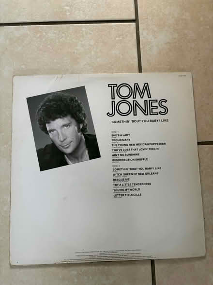 Photo of free Tom Jones LP (Westbury Wilts BA13) #2