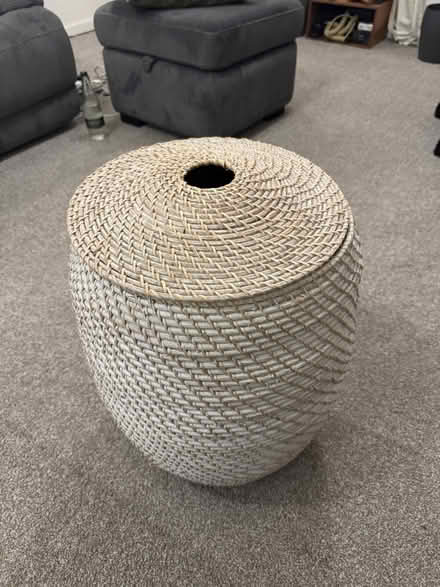 Photo of free Wicker Laundry Basket (Hitchin) #1