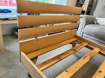 Photo of free Wooden single bed frame (Stone Cross BN23) #4