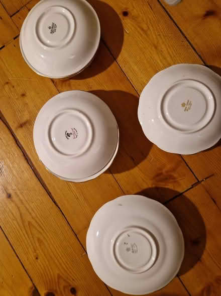 Photo of free China saucers (15) (Juniper Green, EH14) #2