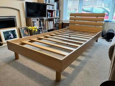 Photo of free Wooden single bed frame (Stone Cross BN23) #1