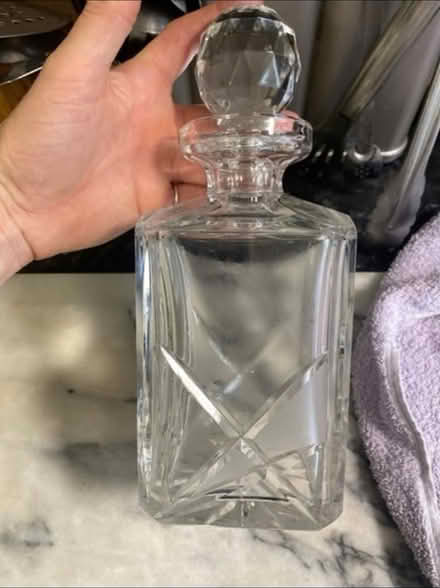 Photo of free Hand Cut Glass Decanter (Cheshunt En8) #4